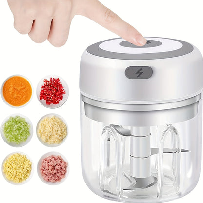 Compact Electric Garlic & Vegetable Chopper