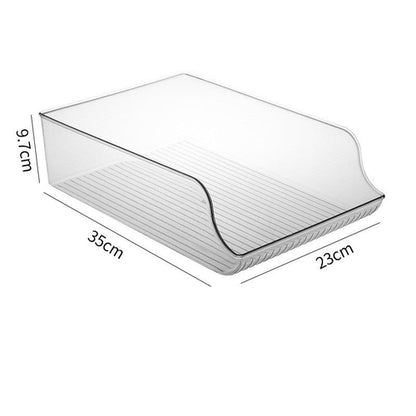 Transparent Refrigerator Storage Box – Stackable Fridge Organizer for Produce