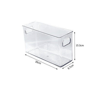 Transparent Refrigerator Storage Box – Stackable Fridge Organizer for Produce