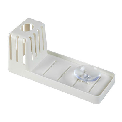 Sink Suction Cup Caddy – No-Drill Sponge & Soap Holder