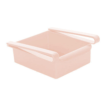 Refrigerator Storage Drawer Organizer – Adjustable Fridge Shelf Rack