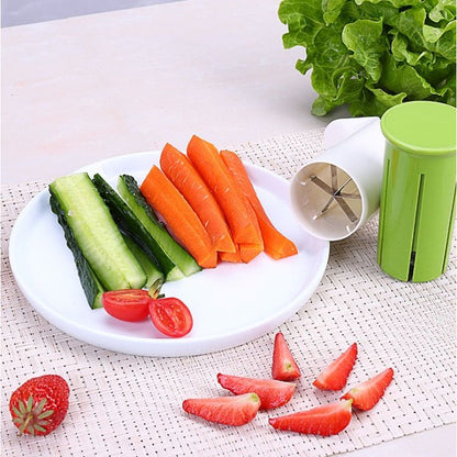 6-Blade Cucumber & Carrot Slicer – Fast Vegetable Cutter