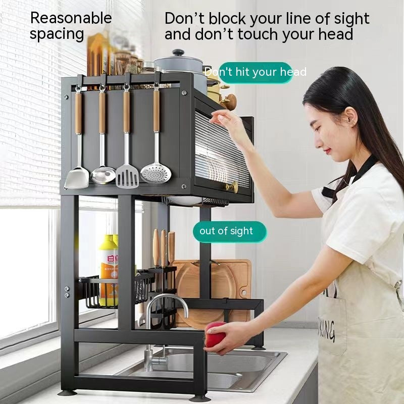Kitchen Sink Storage Stand – Over Sink Dish Rack Organizer