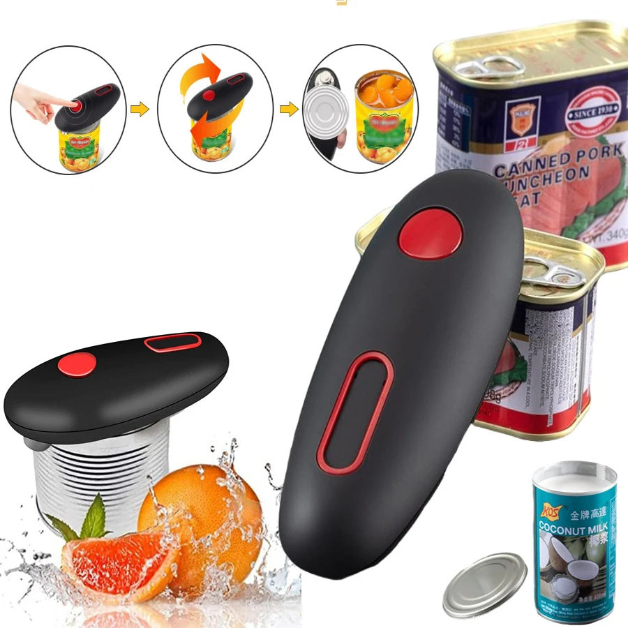 Electric Can Opener – One-Touch Automatic Can Opener | Safe & Hands-Free