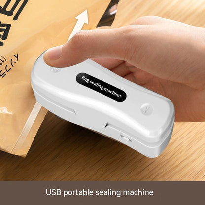 Rechargeable Mini Bag Sealer – USB Handheld Food Sealing Machine