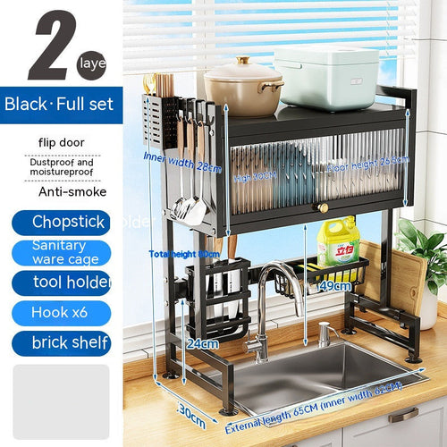 Kitchen Sink Storage Stand – Over Sink Dish Rack Organizer