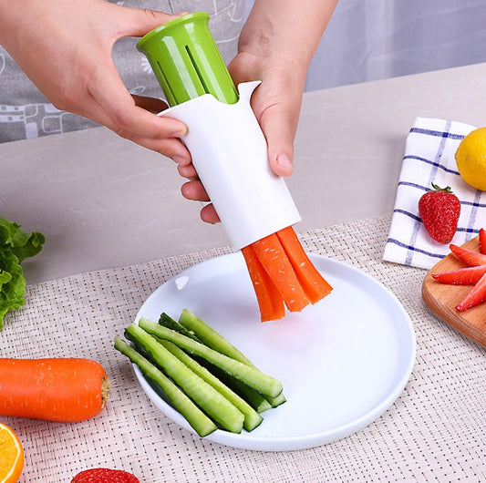 6-Blade Cucumber & Carrot Slicer – Fast Vegetable Cutter