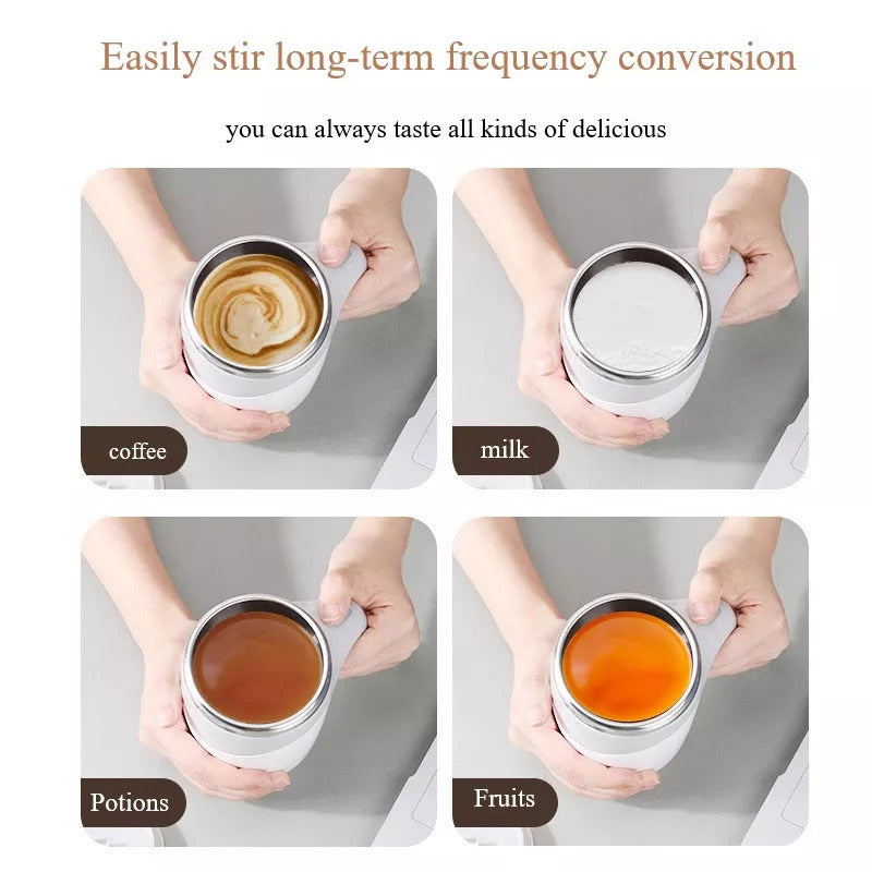 Rechargeable Automatic Stirring Cup – Self-Mixing Coffee Mug