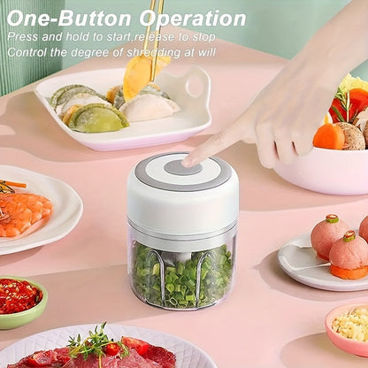 Compact Electric Garlic & Vegetable Chopper