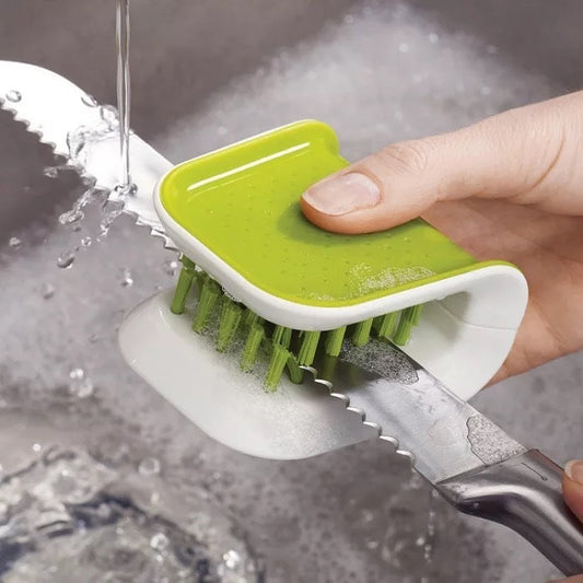U-Shaped Knife & Cutlery Cleaner – Safe, Fast & Hands-Free Cleaning