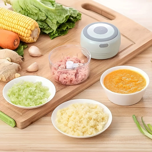 Compact Electric Garlic & Vegetable Chopper