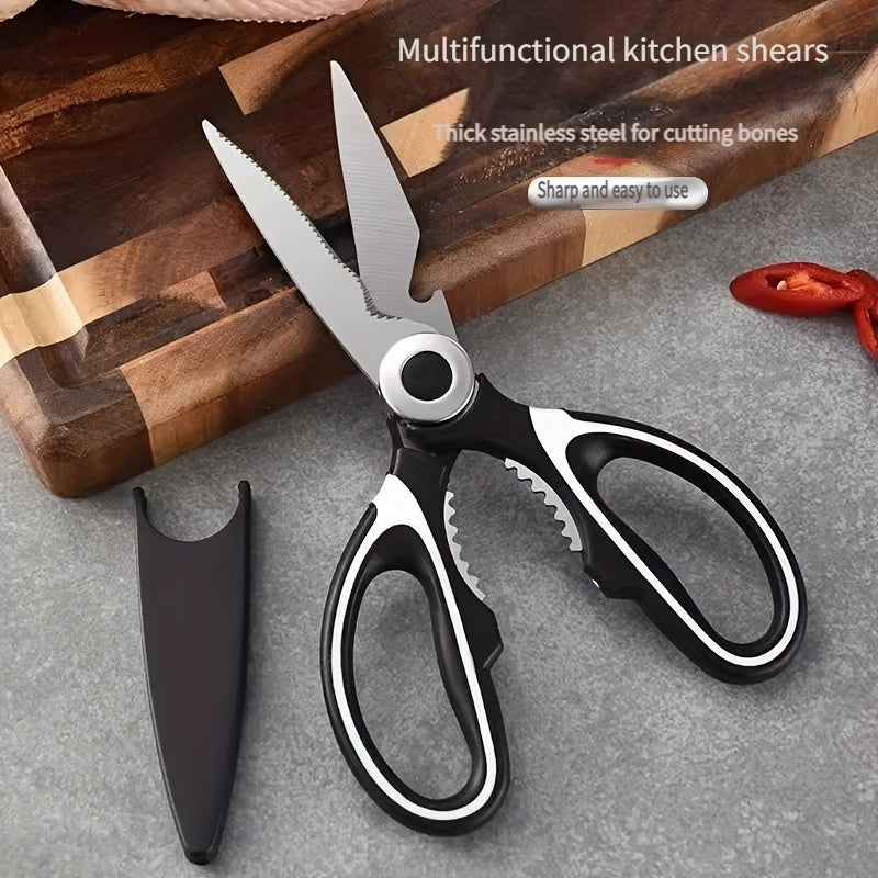 Multifunctional Stainless Steel Kitchen Scissors | Heavy Duty