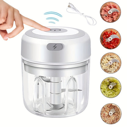 Compact Electric Garlic & Vegetable Chopper