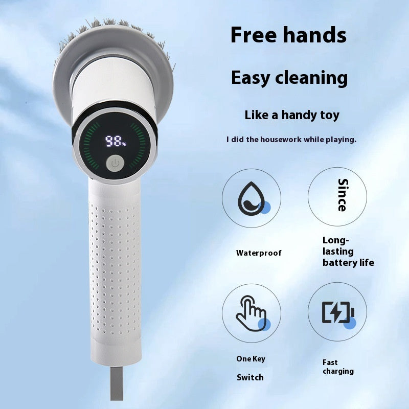 Multifunctional Smart Electric Cleaning Brush – Cordless Power Scrubber