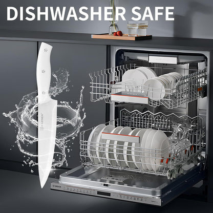 15-Piece High Carbon Stainless Steel Knife Set with Block – Premium Kitchen Knives