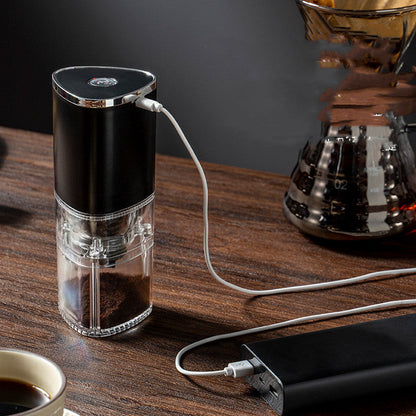 Portable Electric Coffee Grinder – USB Rechargeable Burr Grinder for Fresh Coffee Anywhere