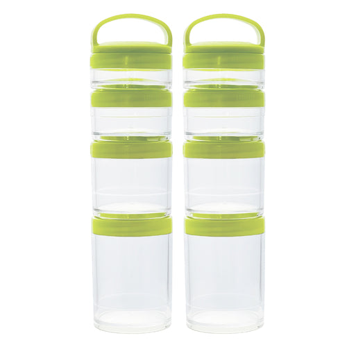 Portable Stackable Leak-Proof Food Storage Containers for Snacks & Travel