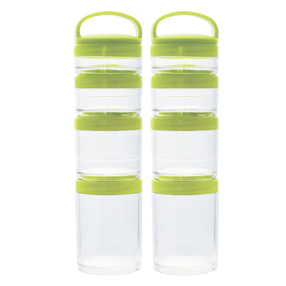 Portable Stackable Leak-Proof Food Storage Containers for Snacks & Travel