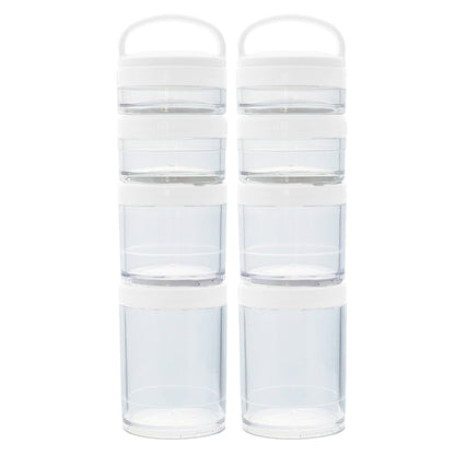 Portable Stackable Leak-Proof Food Storage Containers for Snacks & Travel