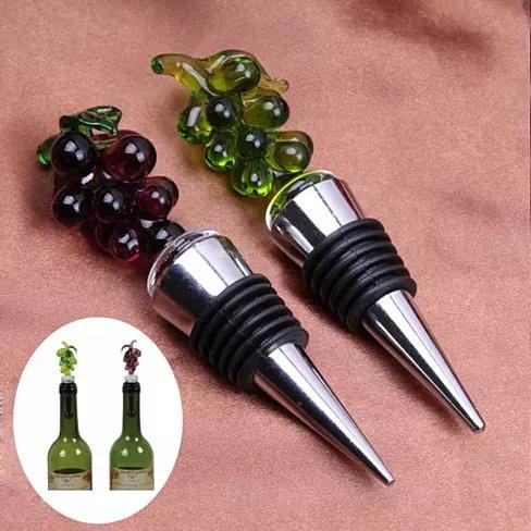Pair of Wine Stoppers – Elegant Stainless Steel Bottle Seals
