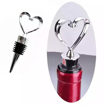 Pair of Wine Stoppers – Elegant Stainless Steel Bottle Seals