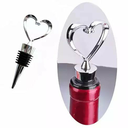 Pair of Wine Stoppers – Elegant Stainless Steel Bottle Seals