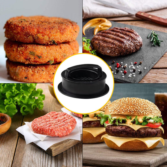 3-in-1 Hamburger Meat Presser | Perfect Patties & Stuffed Burgers at Home