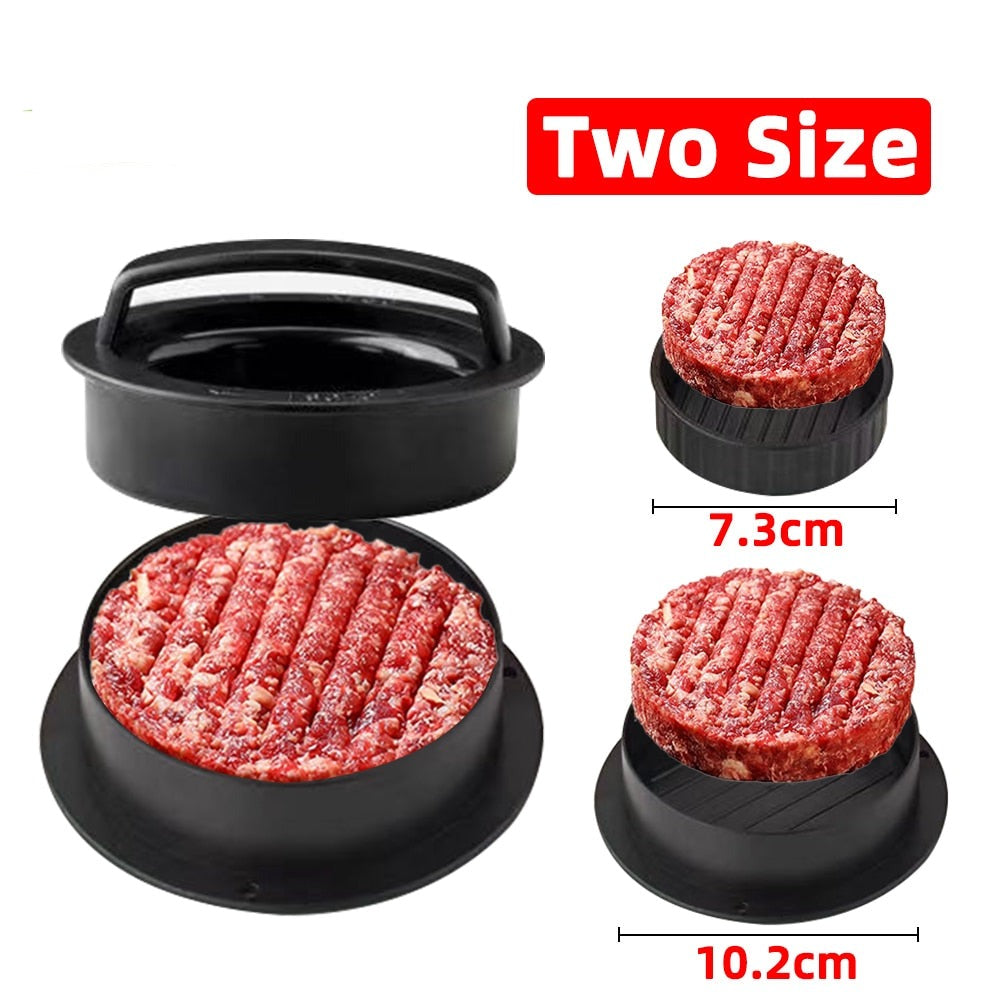 3-in-1 Hamburger Meat Presser | Perfect Patties & Stuffed Burgers at Home