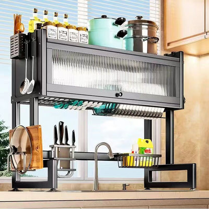 Kitchen Sink Storage Stand – Over Sink Dish Rack Organizer