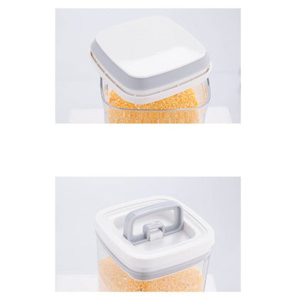 Stackable Airtight Dry Food Storage Containers – Clear Pantry Canisters
