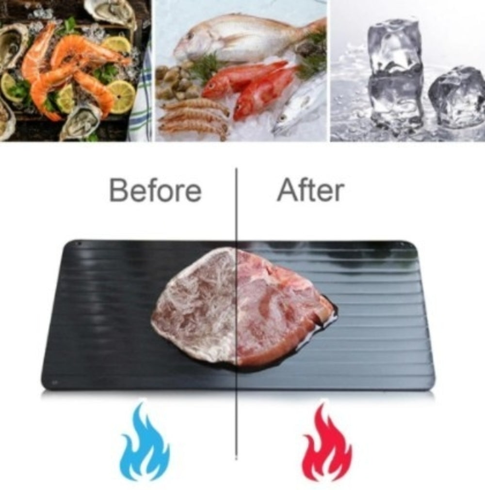 Fast Defrosting Thaw Food Tray – Chemical-Free Rapid Thaw Plate