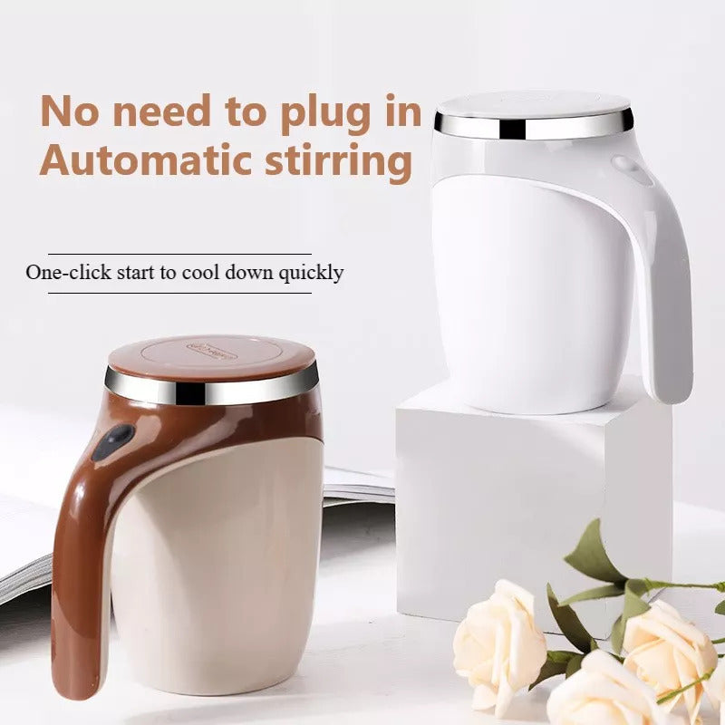 Rechargeable Automatic Stirring Cup – Self-Mixing Coffee Mug