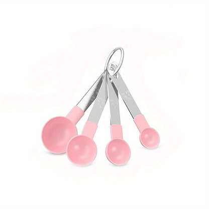 Measuring Cups & Spoons Set – Colorful Stackable Baking Tools (Food-Safe)