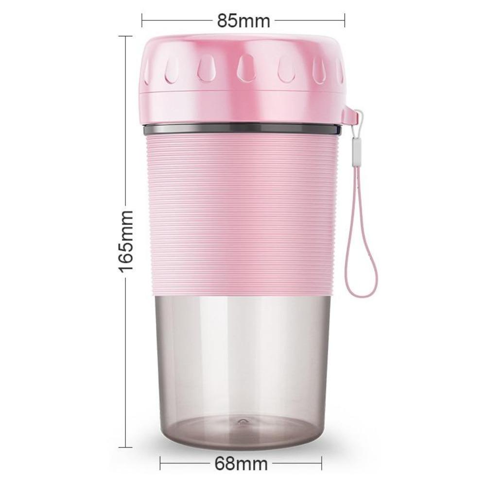 Portable Personal Smoothie Maker – USB Rechargeable Mini Blender (300ml)