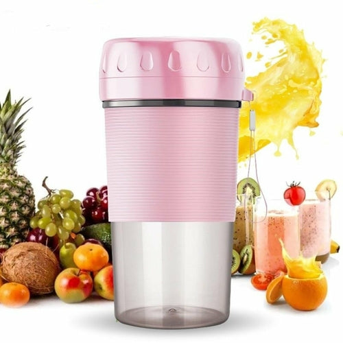 Portable Personal Smoothie Maker – USB Rechargeable Mini Blender (300ml)
