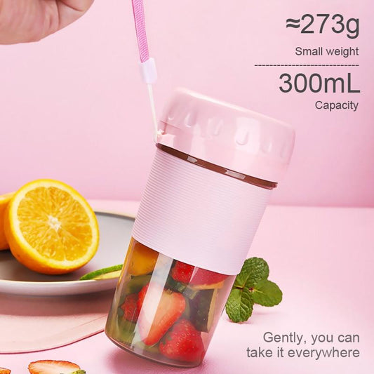 Portable Personal Smoothie Maker – USB Rechargeable Mini Blender (300ml)